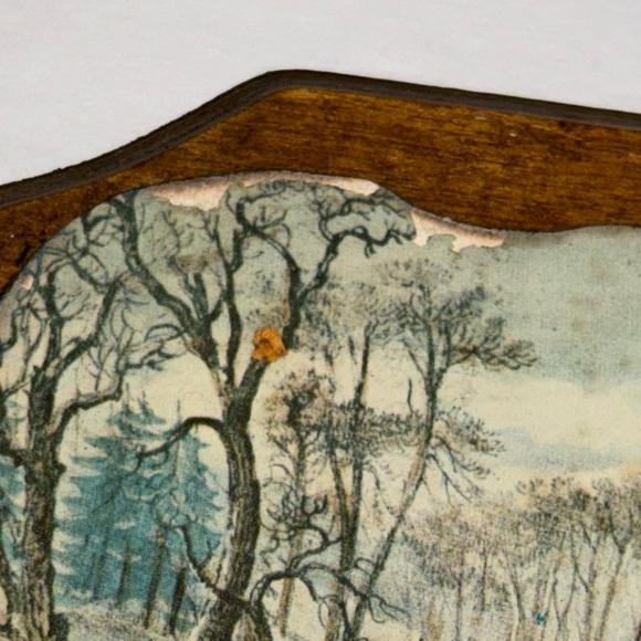 Vintage Currier Ives Prints Decoupage Wooden Plaques w/ Hangers 5"x7" Set Of 4 - Picture 10 of 10